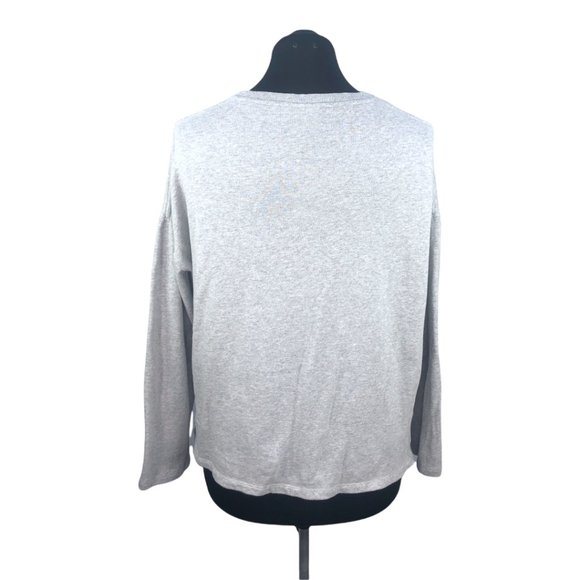 Disney Parks Walt Disney World Gray w/ Red Reverse Sequin Mickey Pullover Sz M - Picture 4 of 9